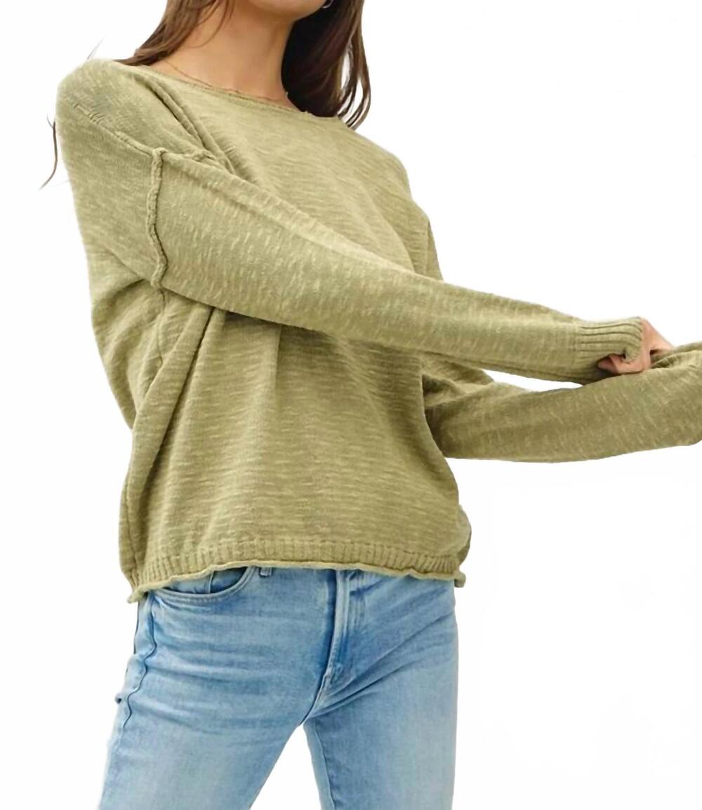 NEW BE COOL emma sweater ii in moss